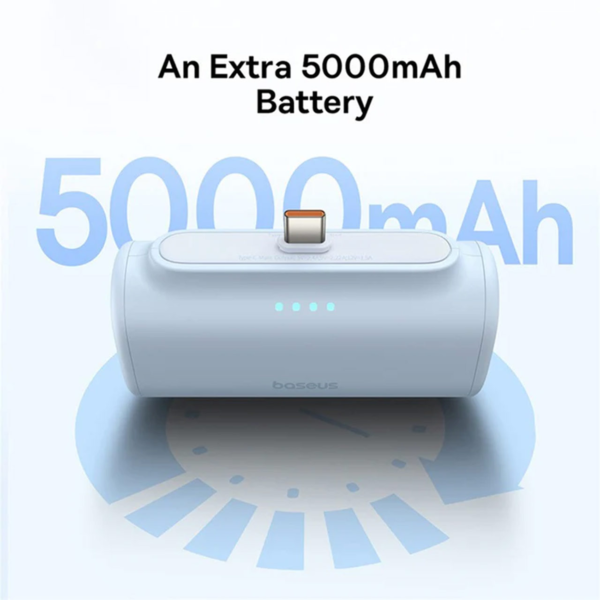 پاور بانک 5000 فست شارژ بیسوس Baseus Compact Fast Charging IP Edition — تصویر ۳