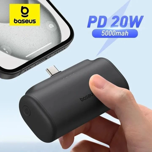 پاور بانک 5000 فست شارژ بیسوس Baseus Compact Fast Charging IP Edition — تصویر ۴