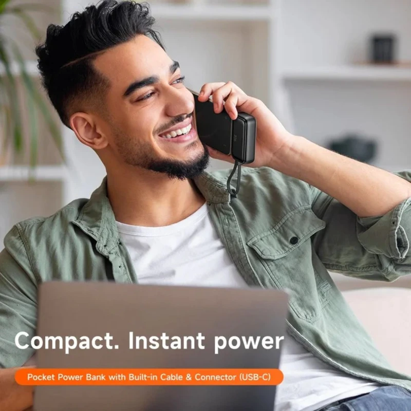 پاوربانک 22.5 وات 5000 با رابط لایتنینگ و کابل متصل Mcdodo MC-780 — تصویر ۶