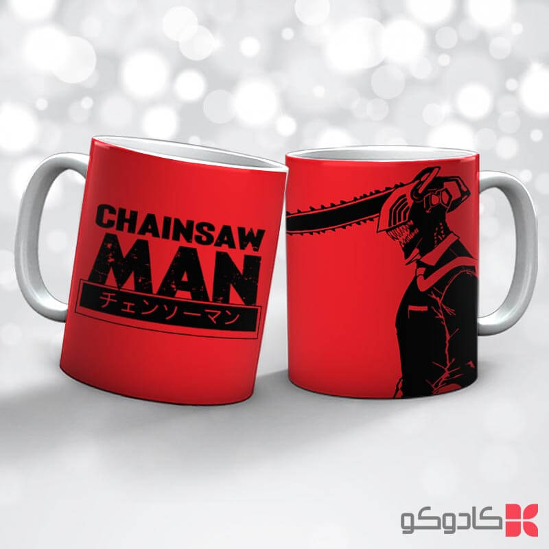 ماگ انیمه chainsaw man کد 48080 — تصویر ۲