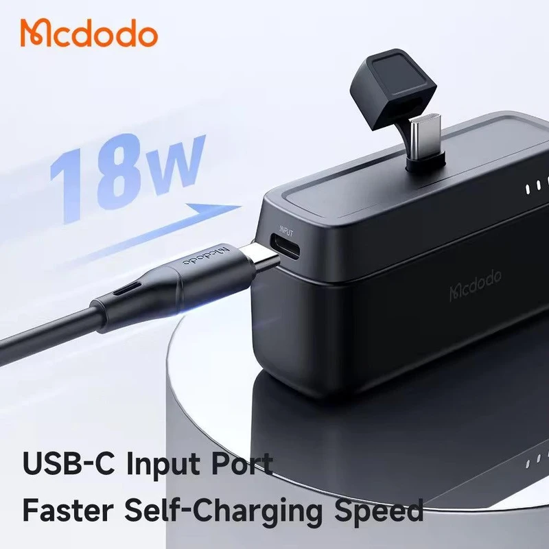 پاوربانک 20 واتی 5000 میلی آمپر تایپ سی مک دودو مدل Mcdodo Mc-630 — تصویر ۳