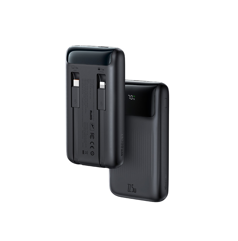 پاوربانک 10000 با کابل 22.5 وات مک دودو Mcdodo Built in Cables Power Bank MC-024 — تصویر ۳