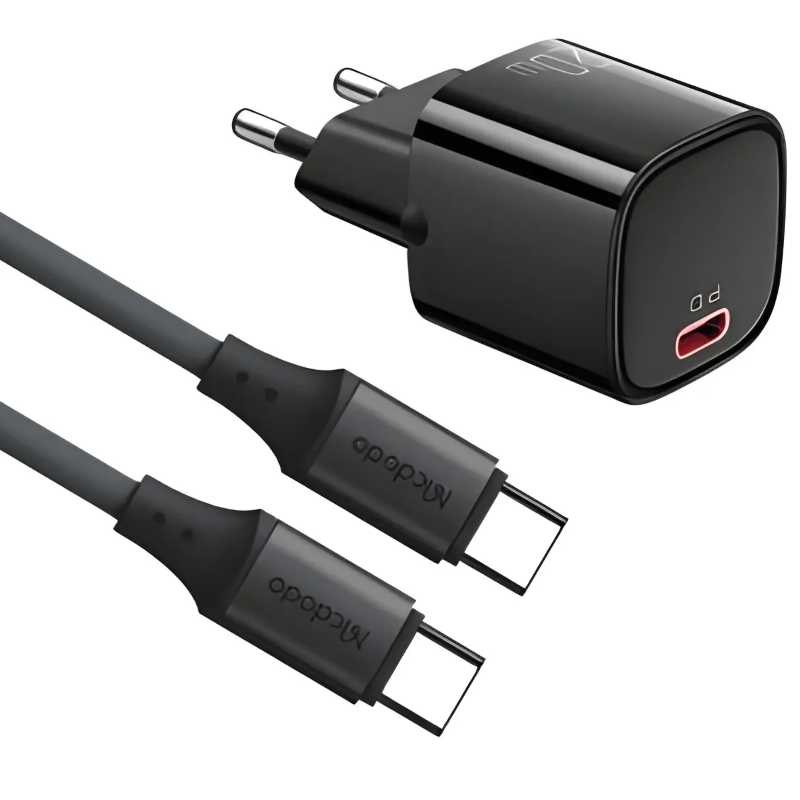 آداپتور 20 وات همراه با کابل لاتنینگ به تایپ سی مک دودو Mcdodo PD20W Fast Charging KIT CH-404 — تصویر ۶