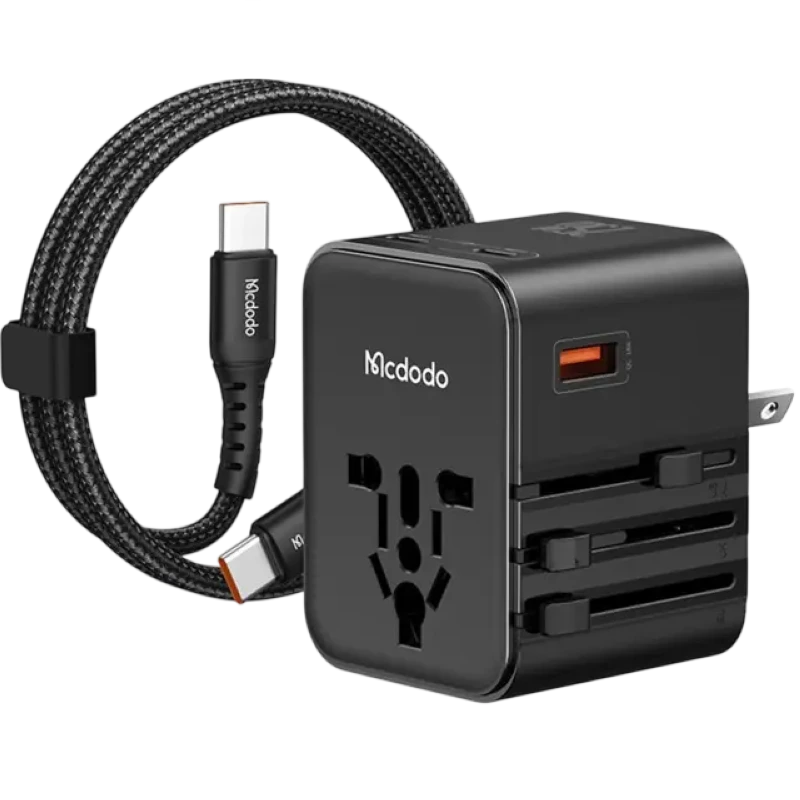 آداپتور شارژ مسافرتی 25 وات مکدودو یا کابل MCDODO CP-3260 Universal Travel Charging Adapter — تصویر ۲
