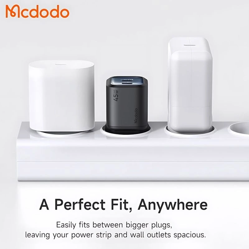آداپتور دو پورت 45 وات مک دودو Mcdodo Gana Mini Charger CH-100 — تصویر ۸