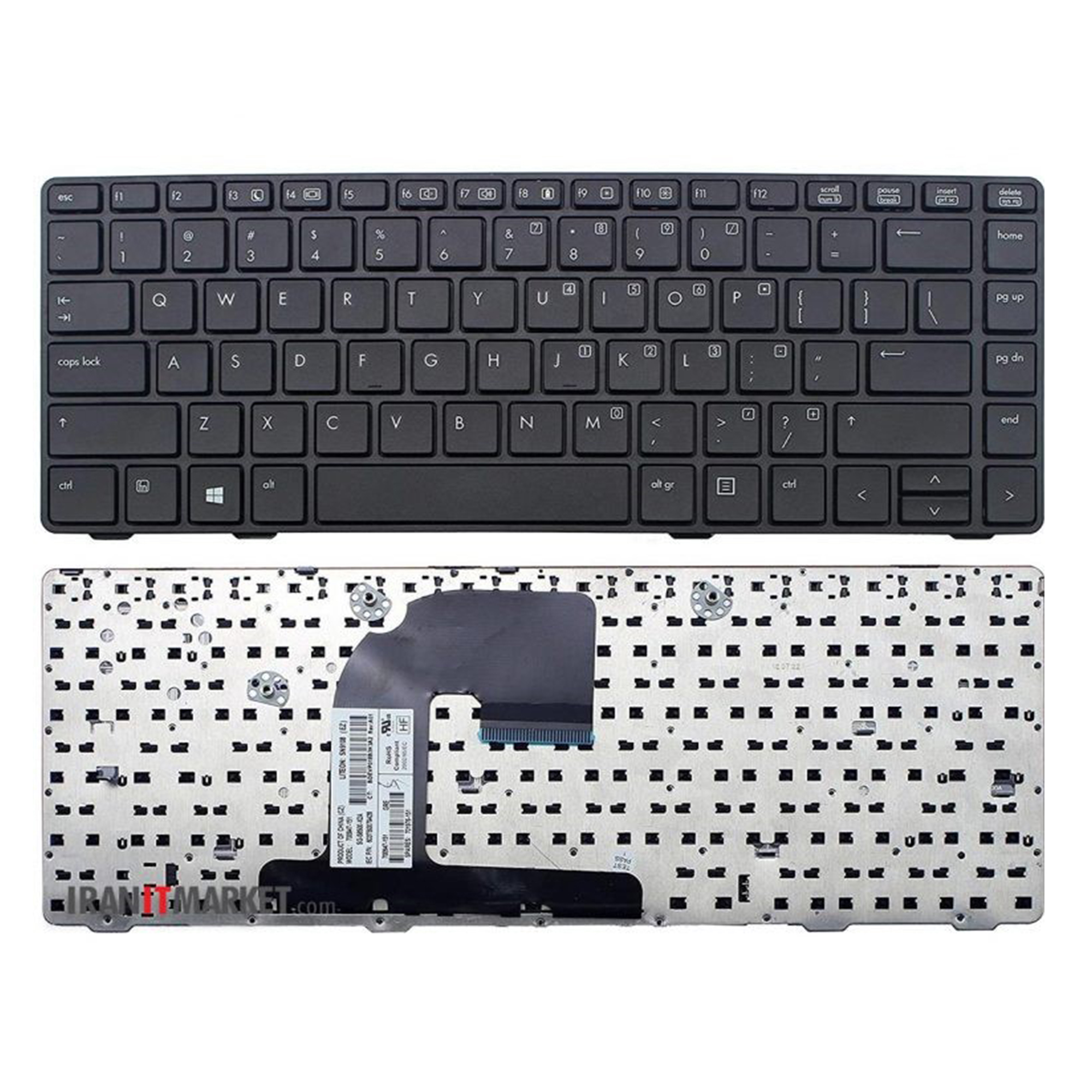 کیبورد لپ تاپ اچ پی KEYBOARD HP EliteBook 8460B