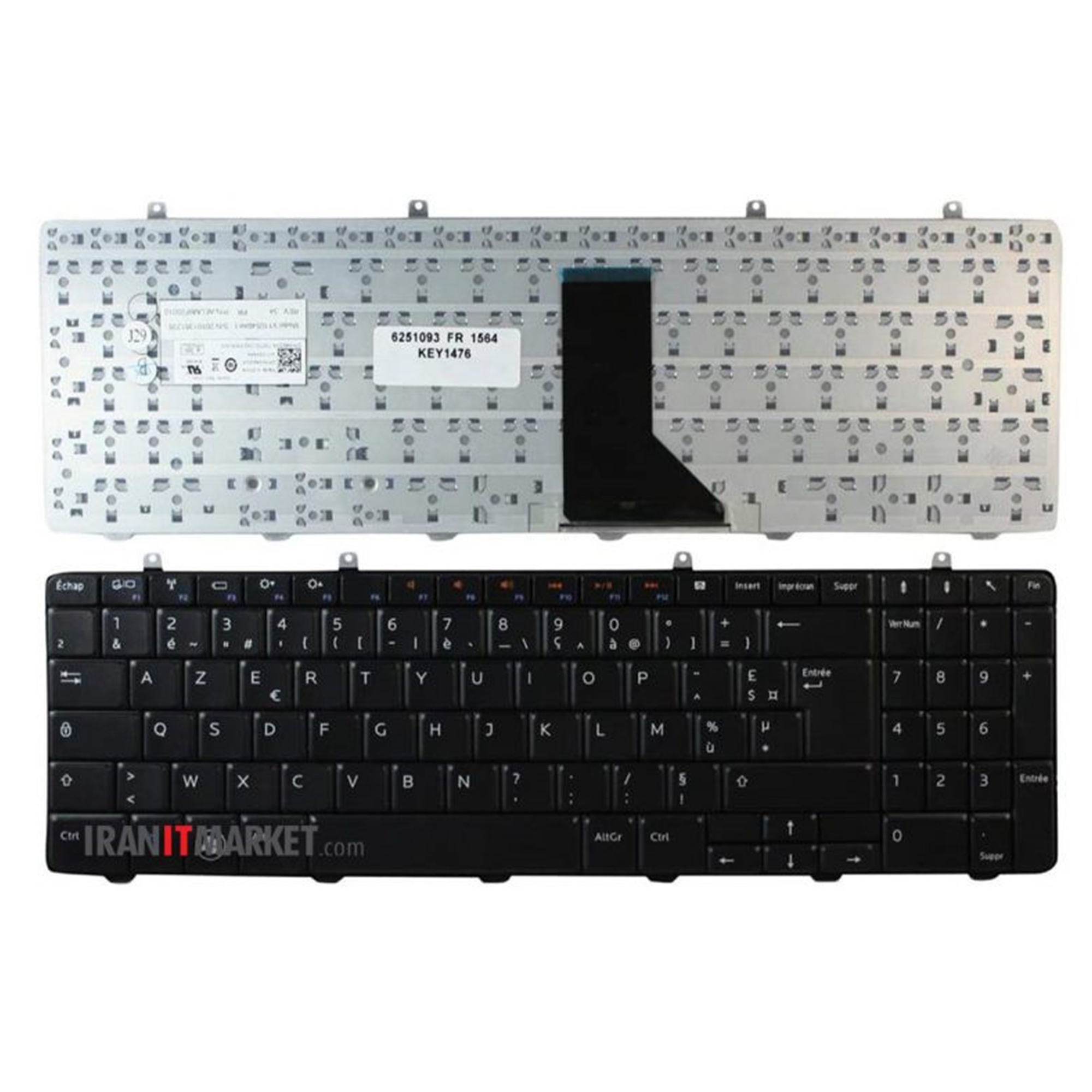 کیبورد لپ تاپ دل KEYBOARD DELL V110546AS1