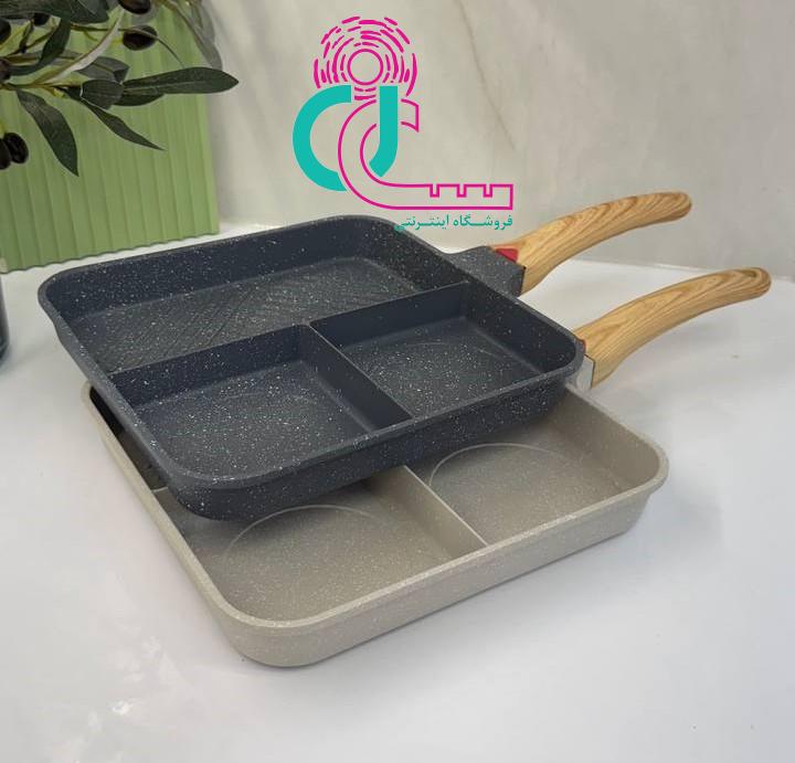 ماهیتابه چندخونه گرانیتی