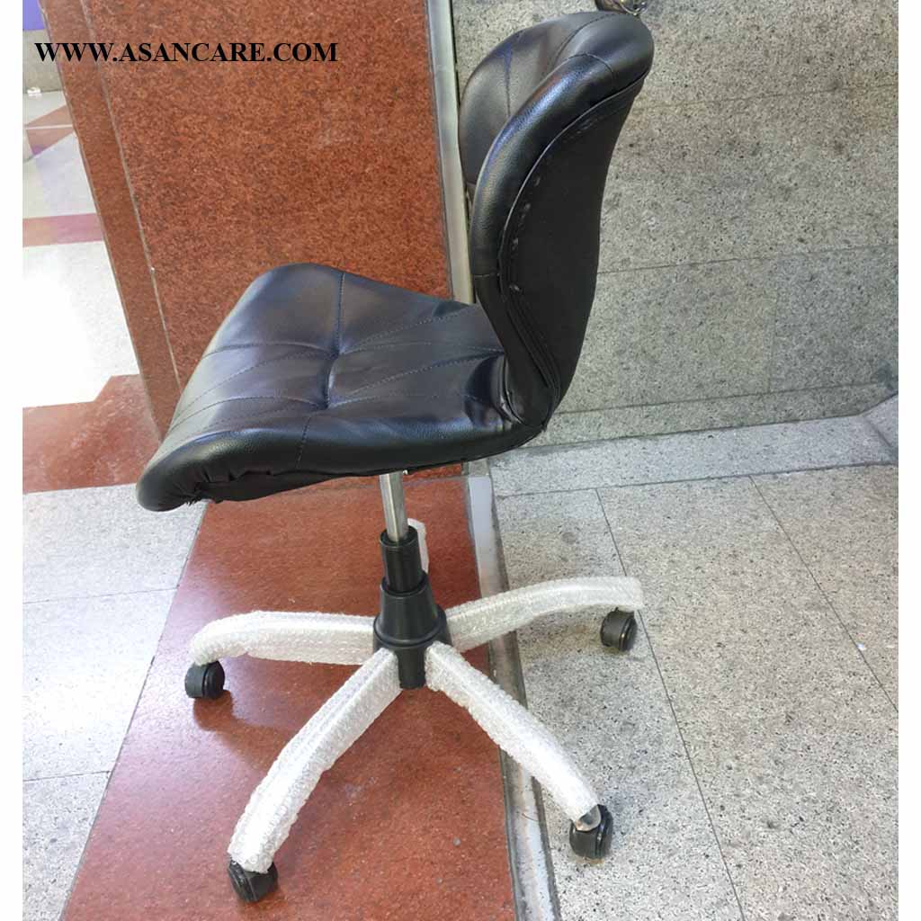 صندلی چرخدار میز تحریر مدل زین اسبی اپن و مغازه — تصویر ۴