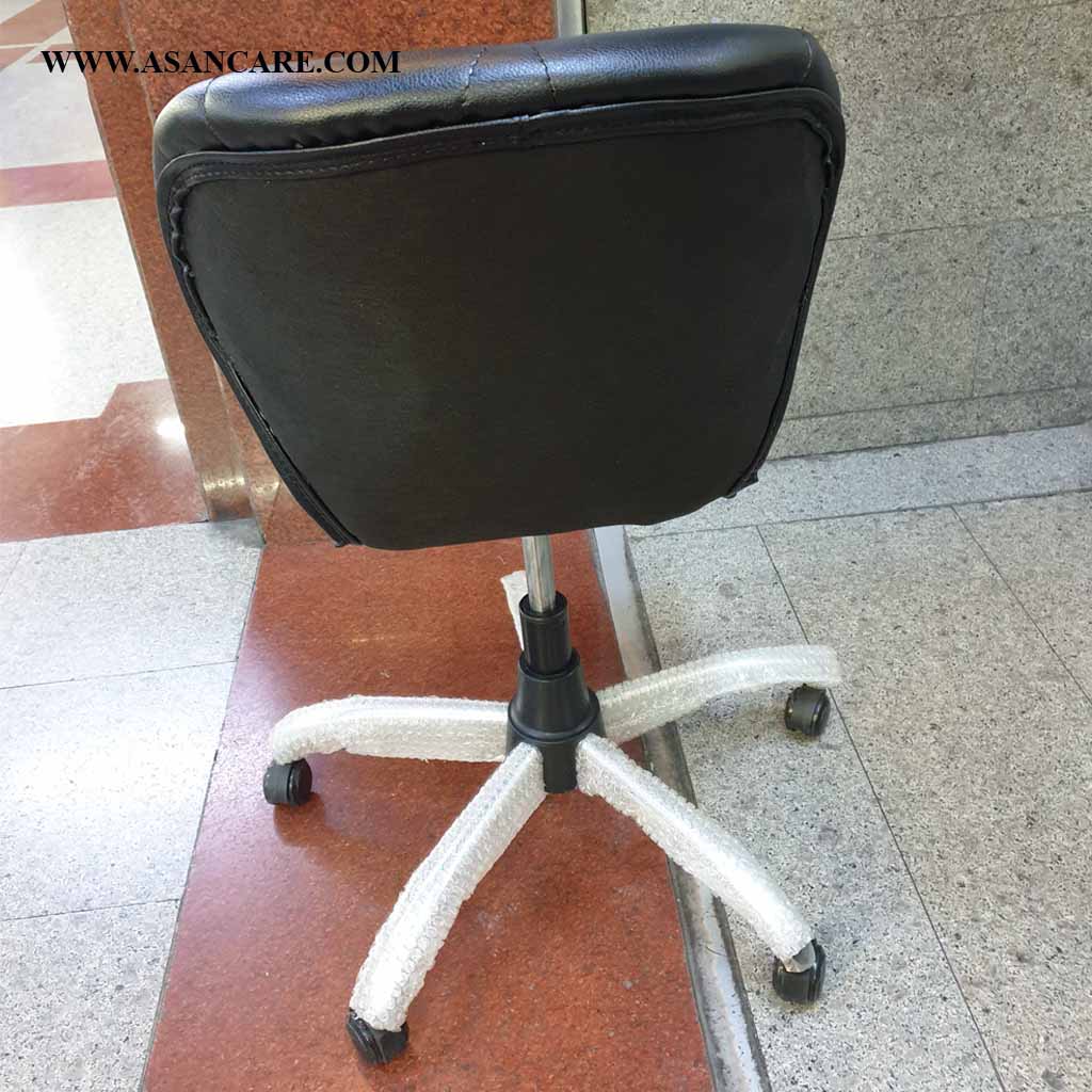 صندلی چرخدار میز تحریر مدل زین اسبی اپن و مغازه — تصویر ۵