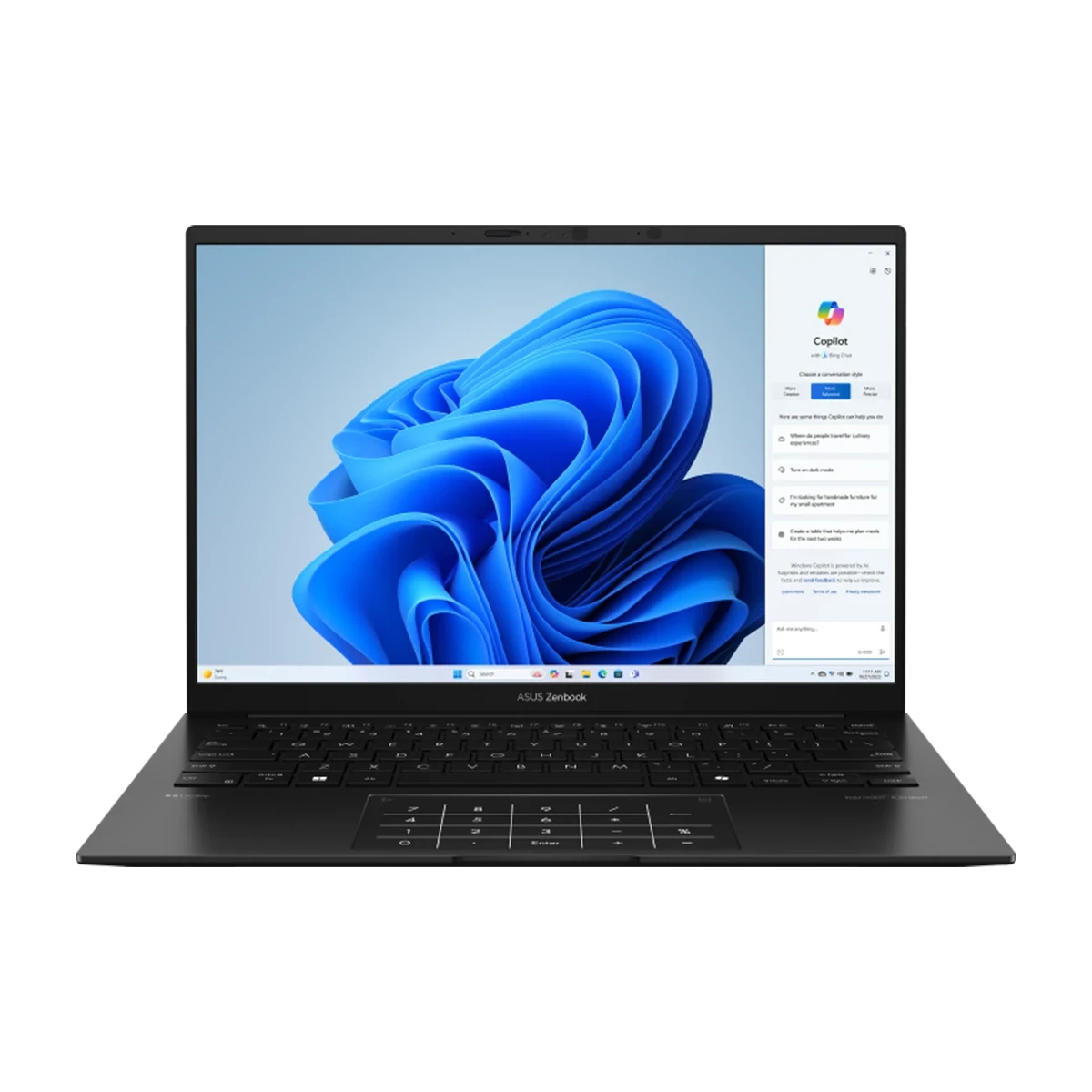 لپ تاپ ایسوس 14 اینچی مدل Zenbook 14 OLED UM3406HA R7 8840HS 16GB 512GB Radeon