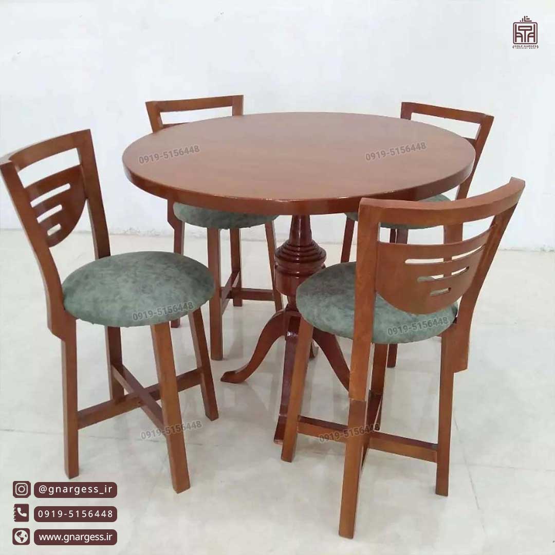 میز ناهارخوری 4 نفره مینیمال اسپانیایی — تصویر ۲