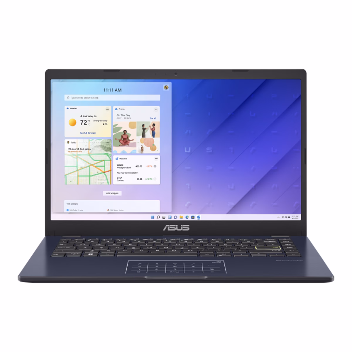لپ تاپ ایسوس 14 اینچی مدل Vivobook Go 14 E410KA Celeron N4500 4GB 256GB