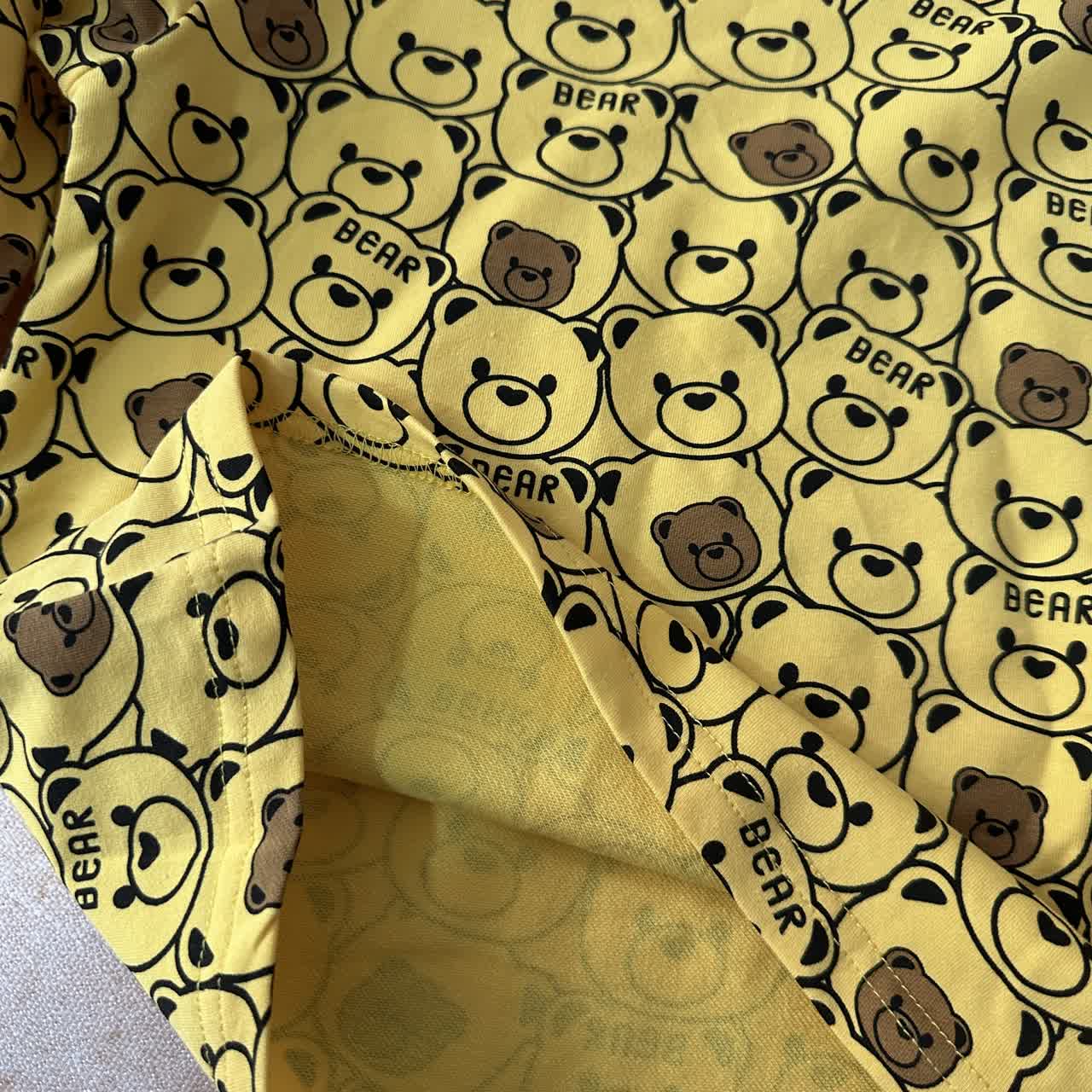 بلوز آستین بلند طرح خرس بچه گانه خارجی BEAR — تصویر ۳