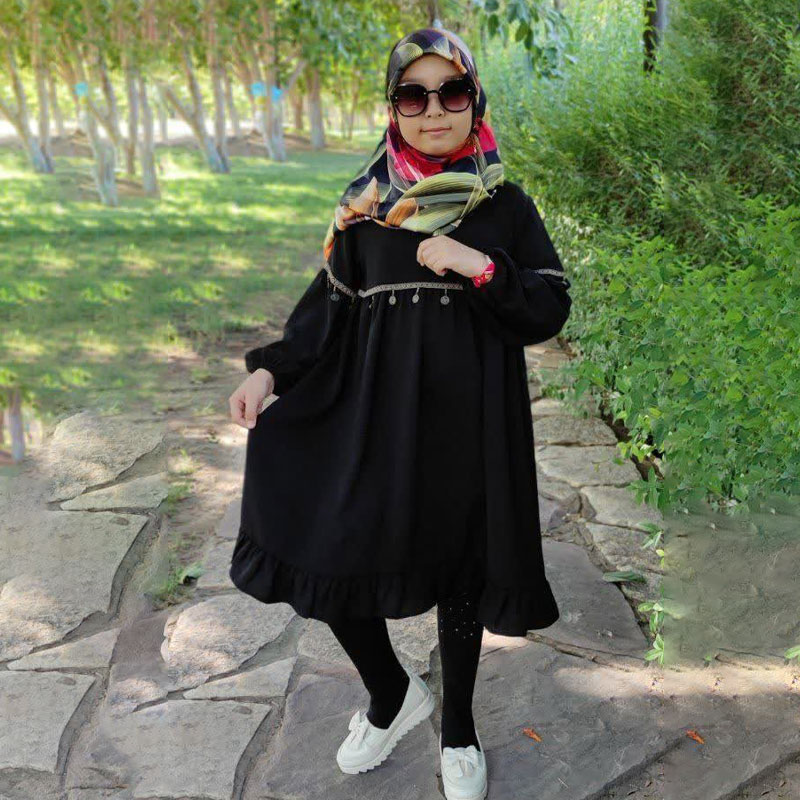 سارافون مانتويى شيك دخترونه مناسب محرم — تصویر ۲