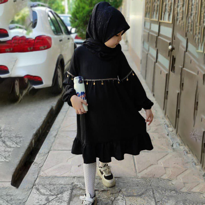 سارافون مانتويى شيك دخترونه مناسب محرم — تصویر ۴