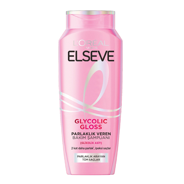 شامپو درخشان کننده مو لورال Loreal مدل Glycolic Gloss حجم 300 میل