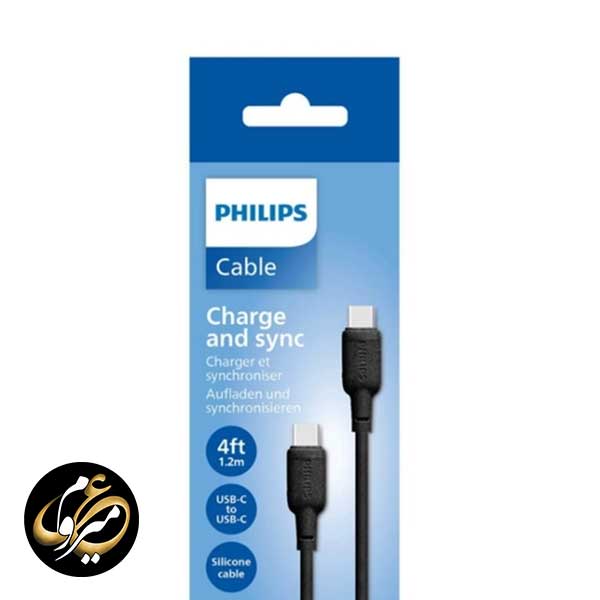 کابل شارژ USB-C به USB-C فیلیپس مدل Philips DLC6541C — تصویر ۵