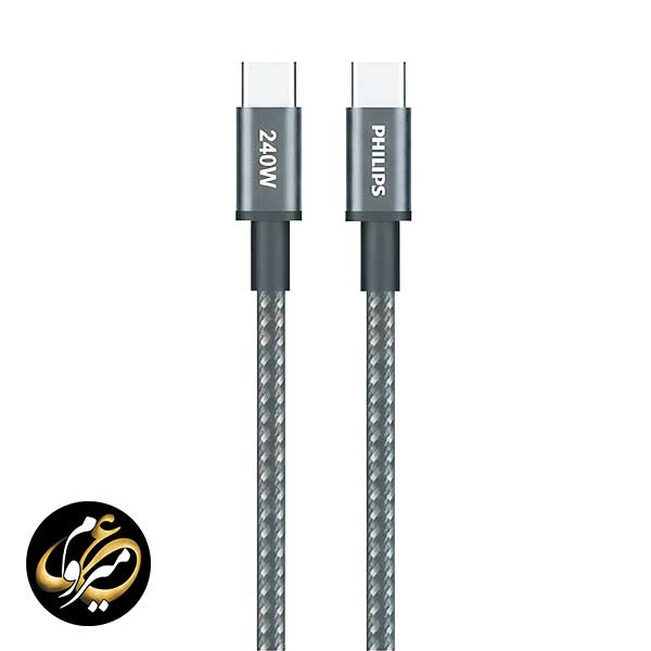 کابل شارژ USB-C به USB-C فیلیپس مدل Philips DLC7060C
