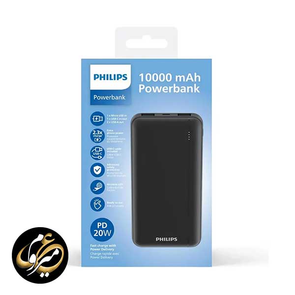 پاوربانک 10000 میلی آمپر فیلیپس مدل Philips DLP1812 — تصویر ۴