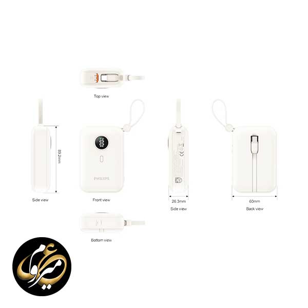 پاوربانک 10000 میلی آمپر فیلیپس مدل Philips DLP2228 — تصویر ۷