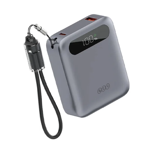 پاوربانک 10000 میلی آمپر کیو سی وای 22.5 وات مدل QCY PB10D