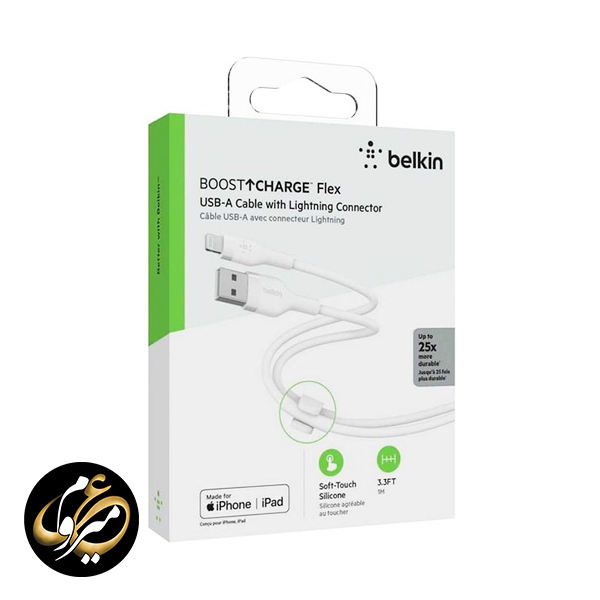 کابل تبدیل USB به لایتنینگ بلکین مدل Belkin CAA008bt1MWH — تصویر ۵