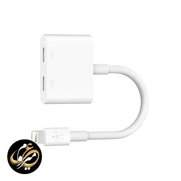 کابل تبدیل لایتنینگ 1 به 2 بلکین مدل Belkin F8J198BT — تصویر ۵