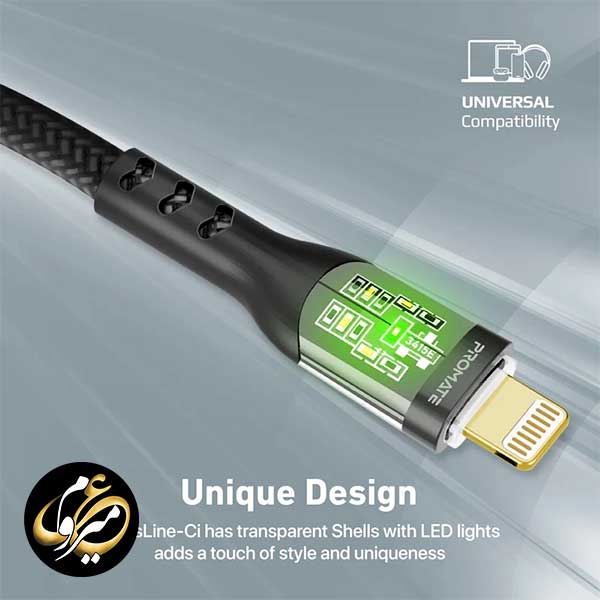 کابل USB-C به لایتنینگ پرومیت مدل Promate TRANSLINE-CI — تصویر ۷