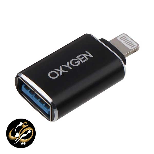 مبدل OTG لایتنینگ اکسیژن مدل OXYGEN Lightnin to USB R-1 — تصویر ۲