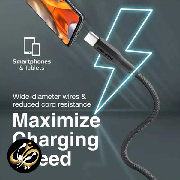 کابل تبدیل USB به USB-C پرومیت مدل Promate XCord-AC — تصویر ۵
