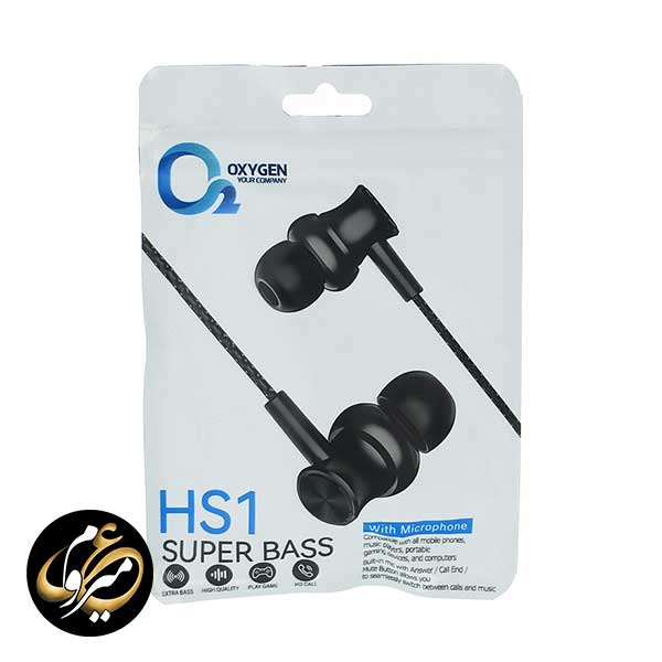 هندزفری سیمی اکسیژن مدل OXYGEN HS1 — تصویر ۲