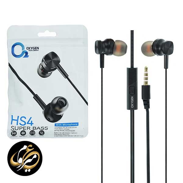 هندزفری سیمی اکسیژن مدل OXYGEN HS4 — تصویر ۳