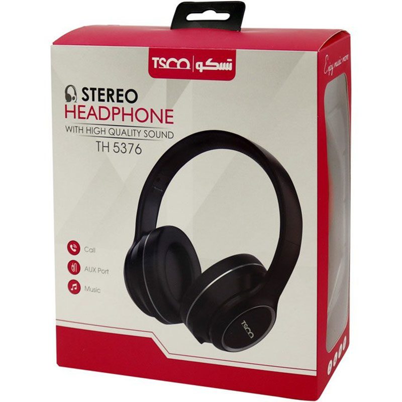 هدفون بی سیم تسکو مدل TH 5376 ا TSCO TH 5376 Bluetooth Headset کد 6792