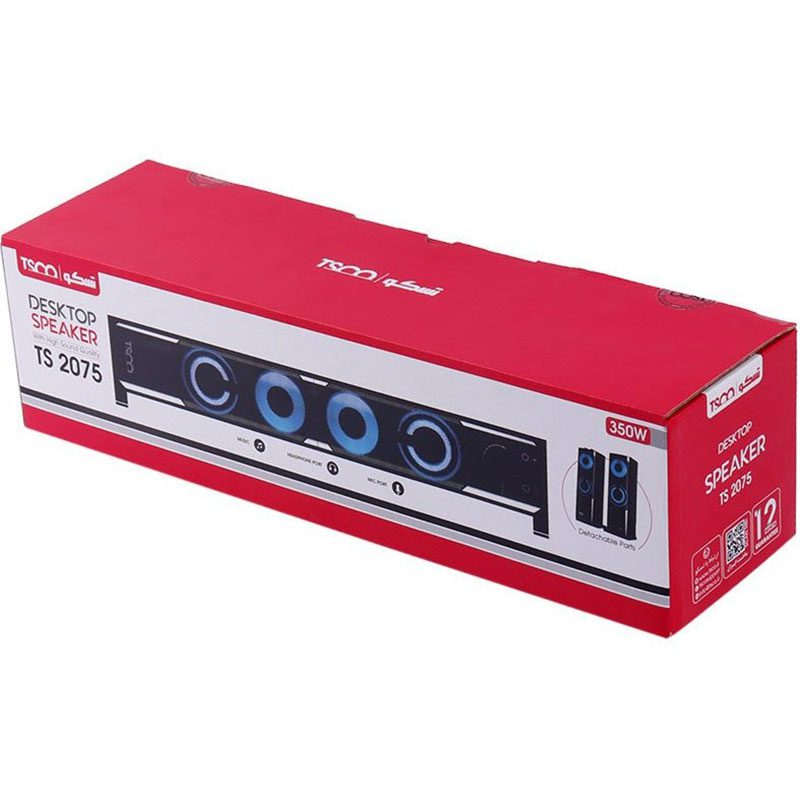 اسپیکر دسکتاپ تسکو مدل TS 2075 ا TSCO TS 2075 pc Speaker کد 6799