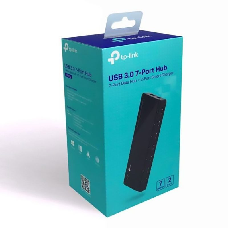 هاب USB 3.0 هفت پورت تی پی لینک مدل UH720 ا TP-LINK UH720 USB 3.0 7 Port Hub کد 6845