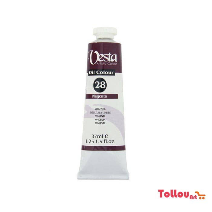 رنگ روغن وستا Magenta 28 حجم 37 میل
