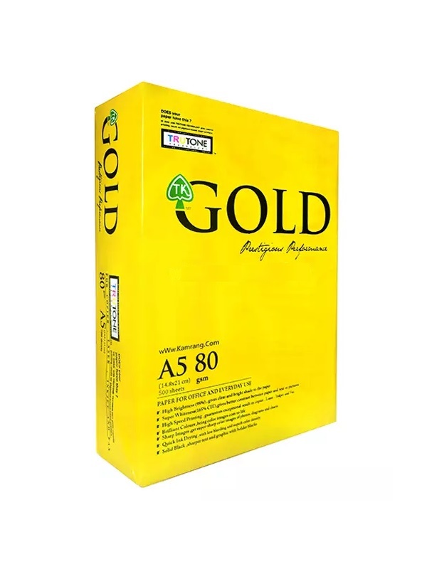 کاغذ A5 گلد ( GOLD ) – 80 گرمی — تصویر ۲