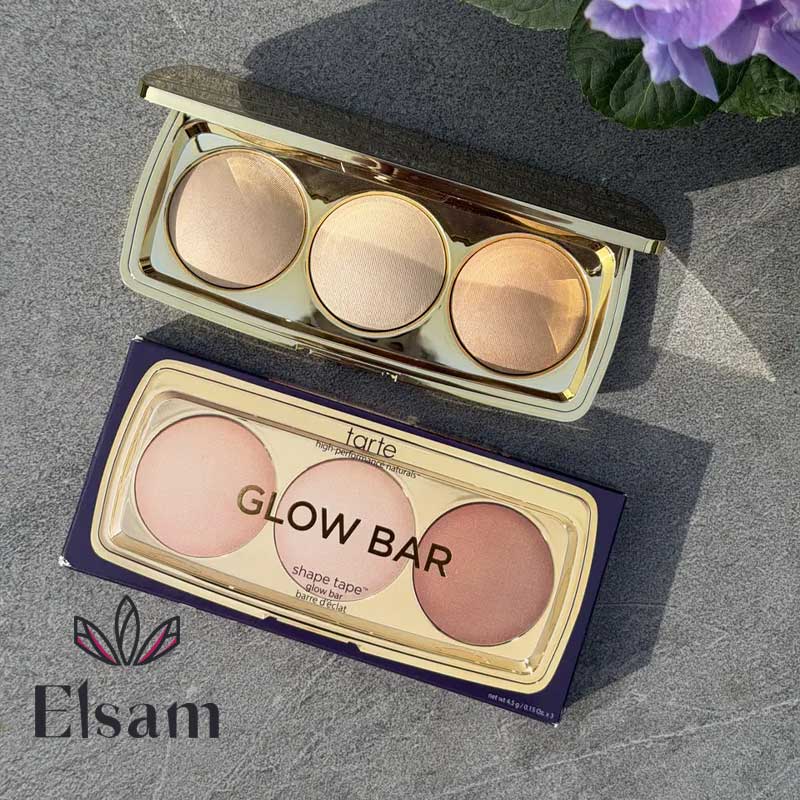 هایلایتر صورت گلو بار شیپ تارت Glow Bar Shape Tape highlighter tarte — تصویر ۳