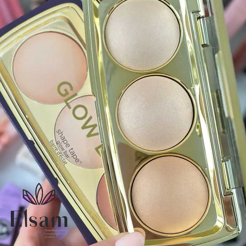 هایلایتر صورت گلو بار شیپ تارت Glow Bar Shape Tape highlighter tarte — تصویر ۵