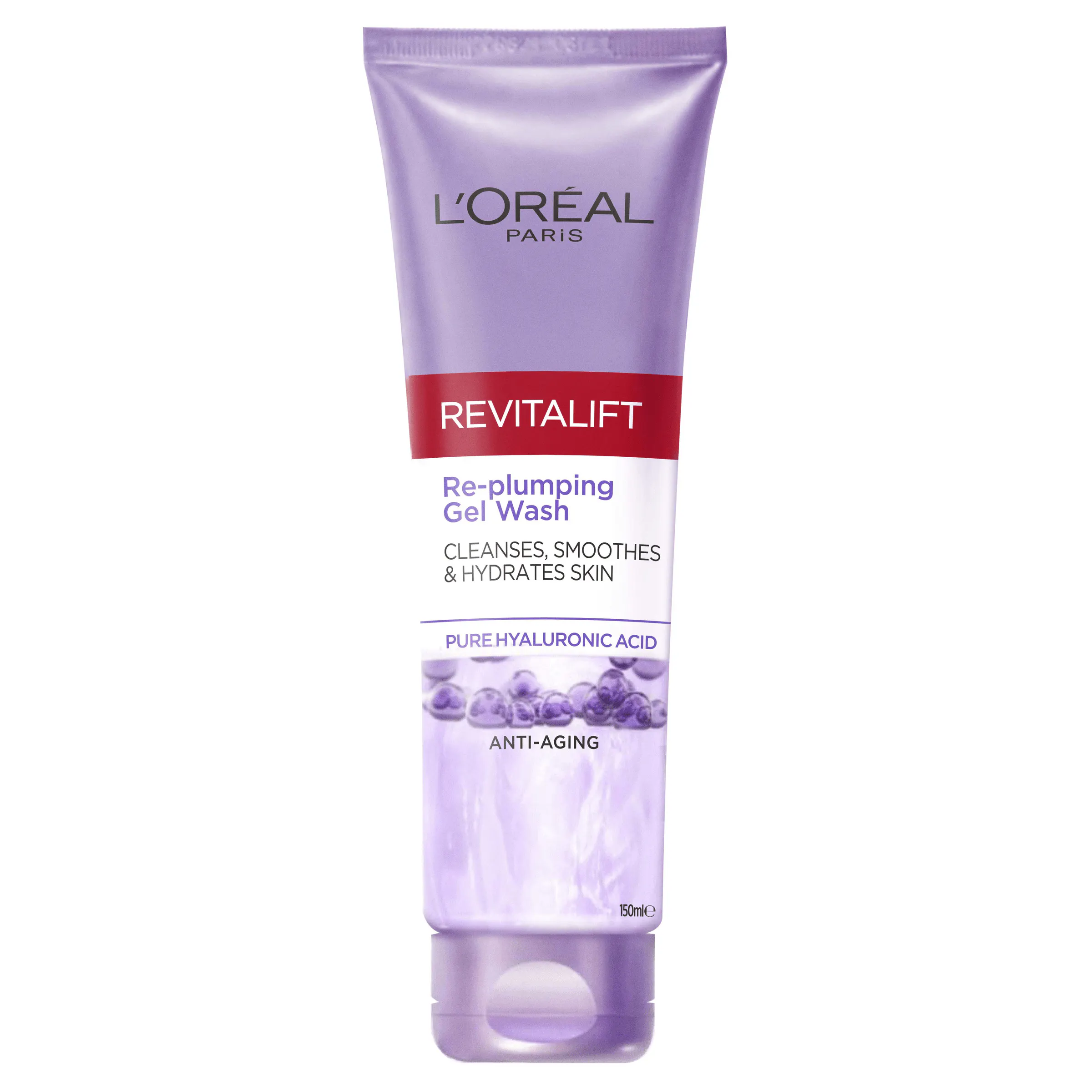 ژل شستشوی صورت لورآل سری Revitalift حاوی هیالورونیک اسید 150 میل