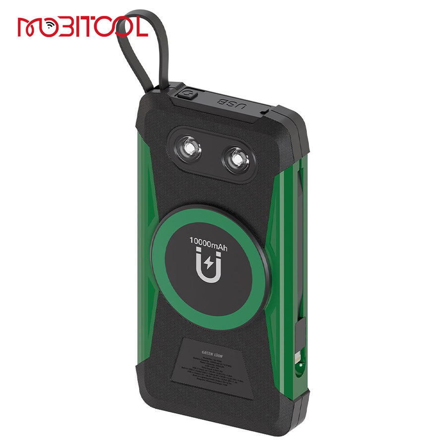 پاوربانک خورشیدی 10000 میلی آمپر گرین لاین Green Lion Solar Trex 10000mAh Power Bank — تصویر ۵