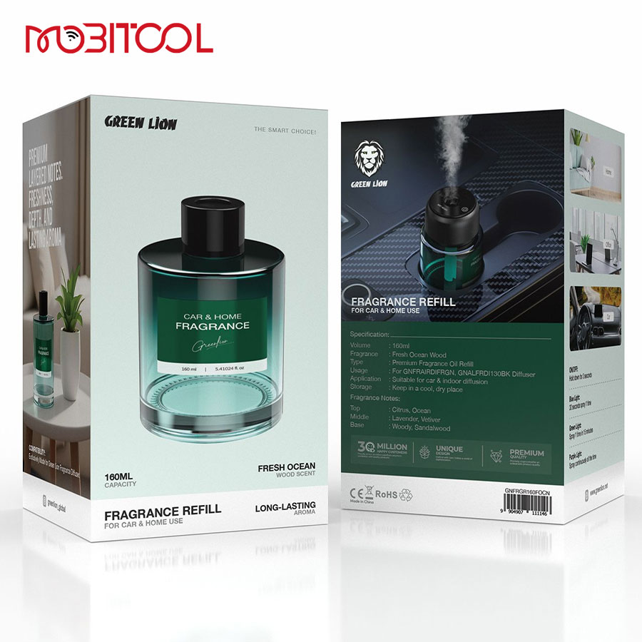 شیشه و اسانس خوشبو کننده های گرین لاین 160 میل Green Lion Fragrance Diffuser Refill — تصویر ۴
