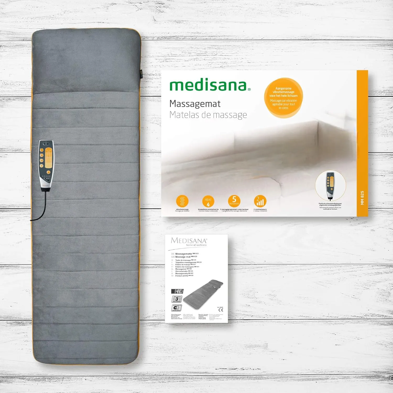 تشک ماساژ برقی برند Medisana مدل MM 825 | ماساژور برقی بدن با گرما — تصویر ۳