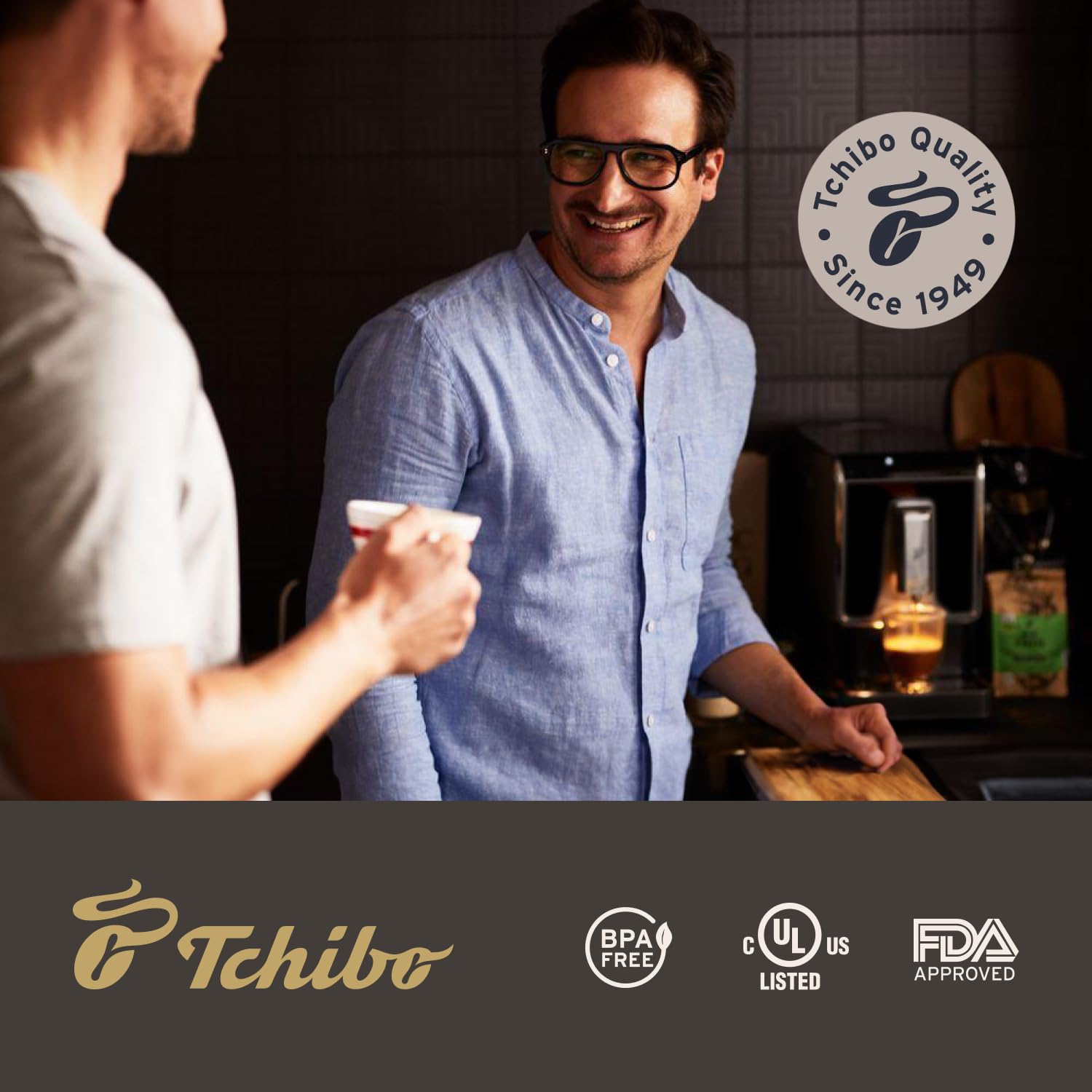 قهوه‌ساز تمام اتوماتیک برند چیبو (Tchibo) مدل 1470A1 | استوک گرید +A با آسیاب داخلی — تصویر ۸