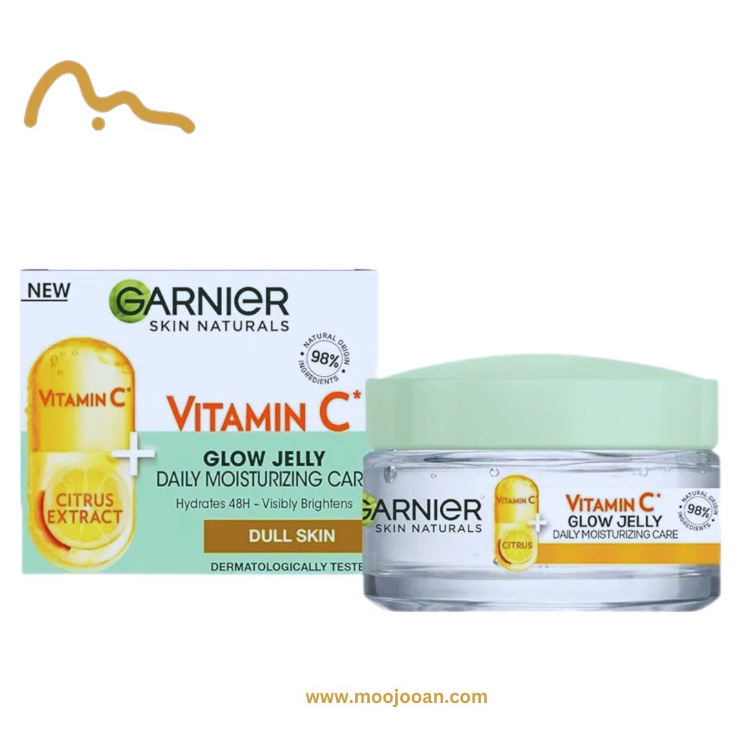 ژل آبرسان ویتامین سی 48 ساعته گارنیر مدل Glow Jelly