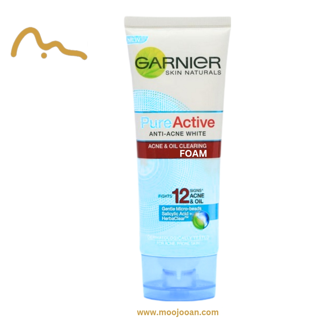 فوم شستشوی گارنیر ضد جوش و چربی Pure Active
