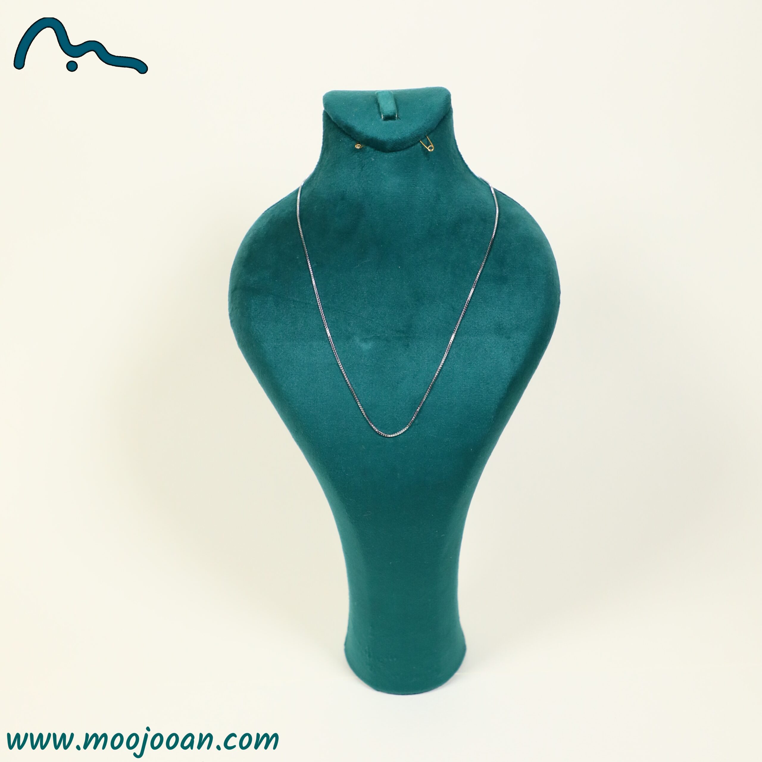 زنجیر نقره ای ساده استنلس