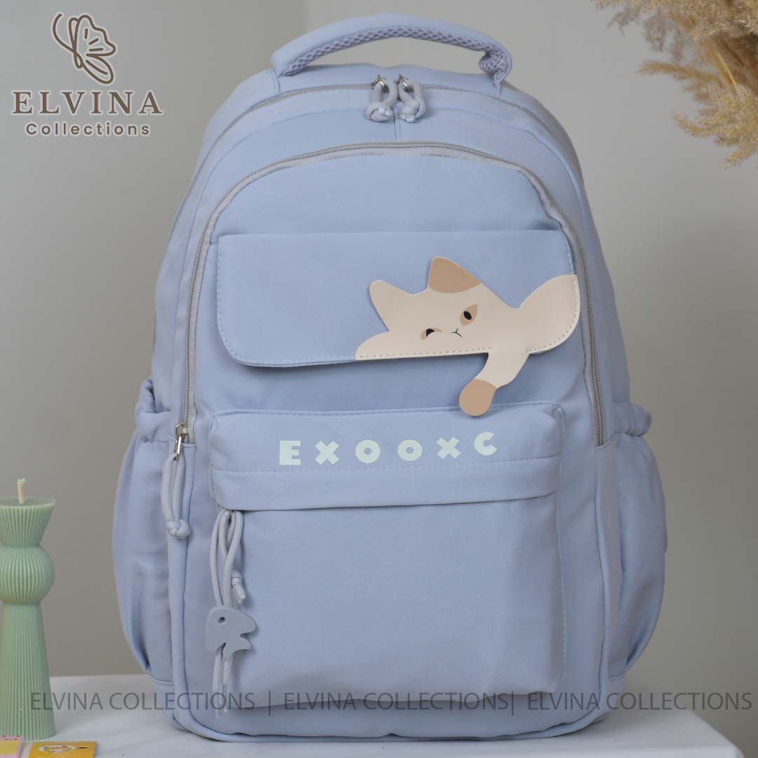 کوله پشتی فانتزی شیک طرح گربه کد1709