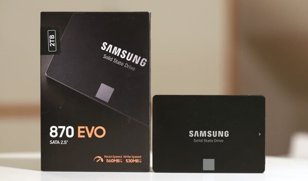 اس اس دی سامسونگ اینترنال کارکرده Samsung 870 EVO SATA 2.5 SSD 2TB